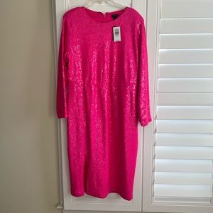 NWT! torrid size 16 - pink sequin dress